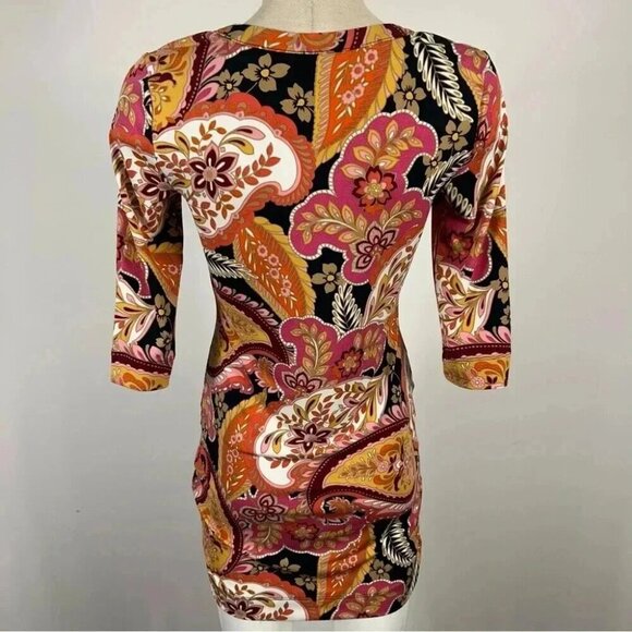 ❤️ Banana Republic Floral Slim Stretchy Dress XXS - Picture 4 of 11